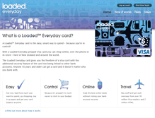 Tablet Screenshot of loadedeveryday.co.nz